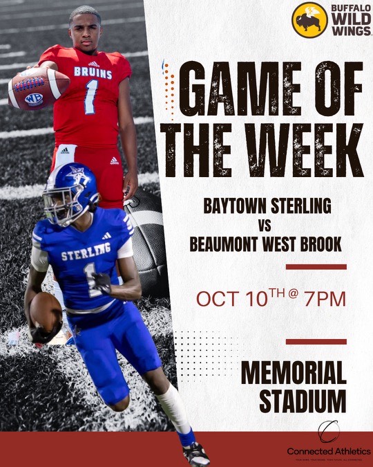 Anthony Williams (@awilliamsusa) on Twitter photo 🚨B DUB GAME OF THE WEEK🚨
It’s go time 💥<a href="/RSS_RangersFB/">Baytown Sterling HS Rangers Football</a>  Rangers vs Beaumont West Brook Bruins. 🏈🔥
Ranger Nation, let’s show out, bring the noise, and make Memorial Stadium electric ⚡💙⭐
📍 604 Garth Rd, Baytown Plaza Shopping Center, Baytown, TX
#SterlingRangers | 🚨B DUB GAME OF THE WEEK🚨
It’s go time 💥<a href="/RSS_RangersFB/">Baytown Sterling HS Rangers Football</a>  Rangers vs Beaumont West Brook Bruins. 🏈🔥
Ranger Nation, let’s show out, bring the noise, and make Memorial Stadium electric ⚡💙⭐
📍 604 Garth Rd, Baytown Plaza Shopping Center, Baytown, TX
#SterlingRangers |