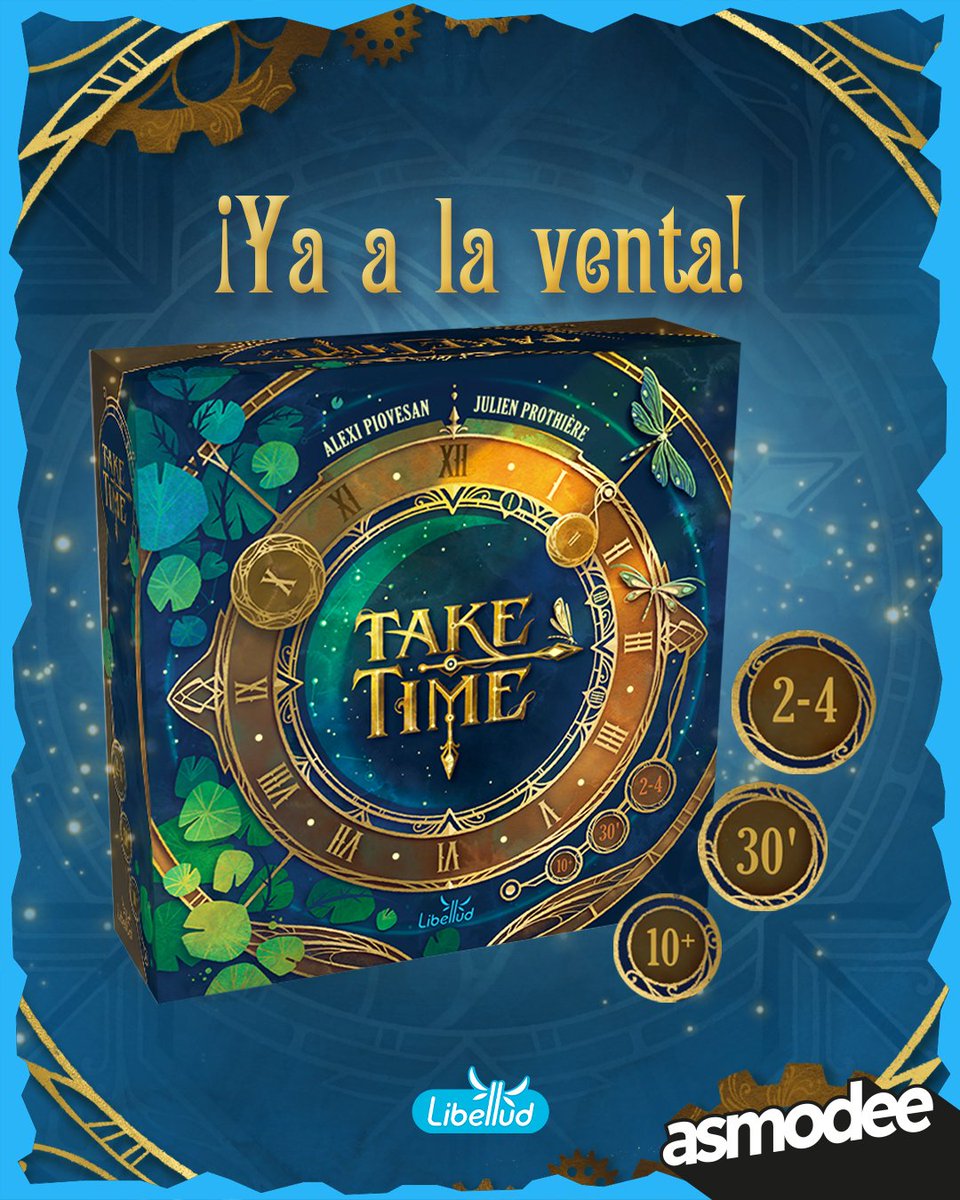 Asmodee_es's tweet image. ¡No pierdas el tiempo, es el juego que estabas esperando!

Take Time es un innovador juego de deducción y cooperación. Donde los jugadores podrán planificar la ronda antes de saber las cartas que tendrán para jugar. 40 retos que te acompañarán durante horas…

¿Sabes qué hora es?…