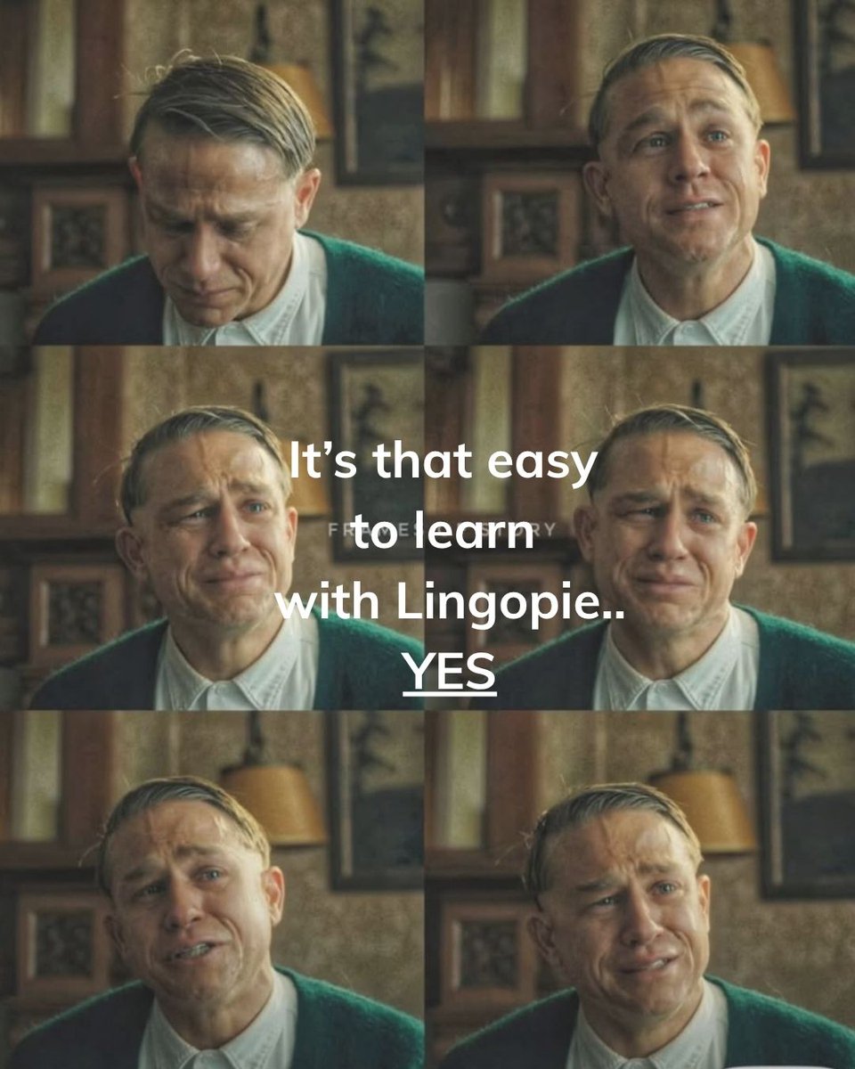 Lingopietv's tweet image. No tears on a Friday, unless they are happy tears because you just realised how easy it is to learn with Lingopie! #MonsterTheEdGeinStory #learning #LanguageLearning #WeekendVibes
