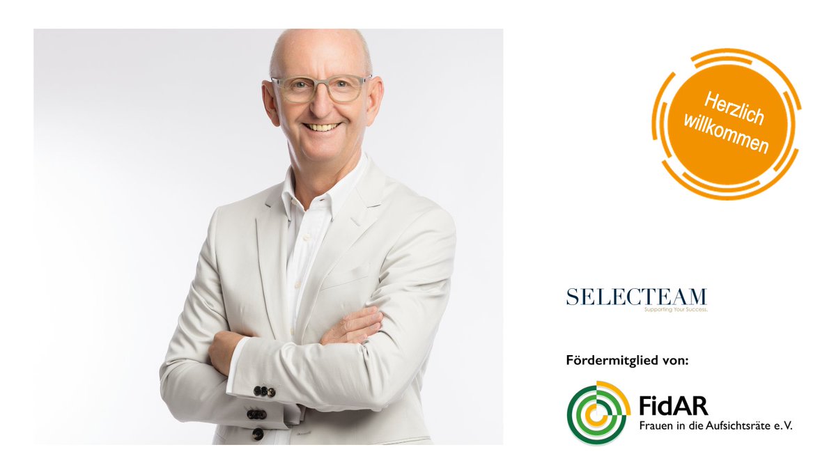 Wir begrüßen unser neues Fördermitglied – die Selecteam Board Consulting AG, vertreten durch den Verwaltungsrat und Director Board Consulting Friedrich Vogel. Er hat die Fördermitgliedschaft unterzeichnet. Herzlich willkommen!