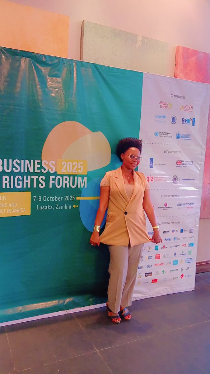 From 7-9 October,2025  4th African Forum on Business and Human Rights in Lusaka Zambia .I take this opportunity to thank <a href="/dsolawuyi/">Damilola S. Olawuyi, SAN, FCIArb</a> member of <a href="/WGBizHRs/">UNWGBiz&Human Rights</a> for his insights where he empazised the importance of translating commitment into actions and effective remedy.