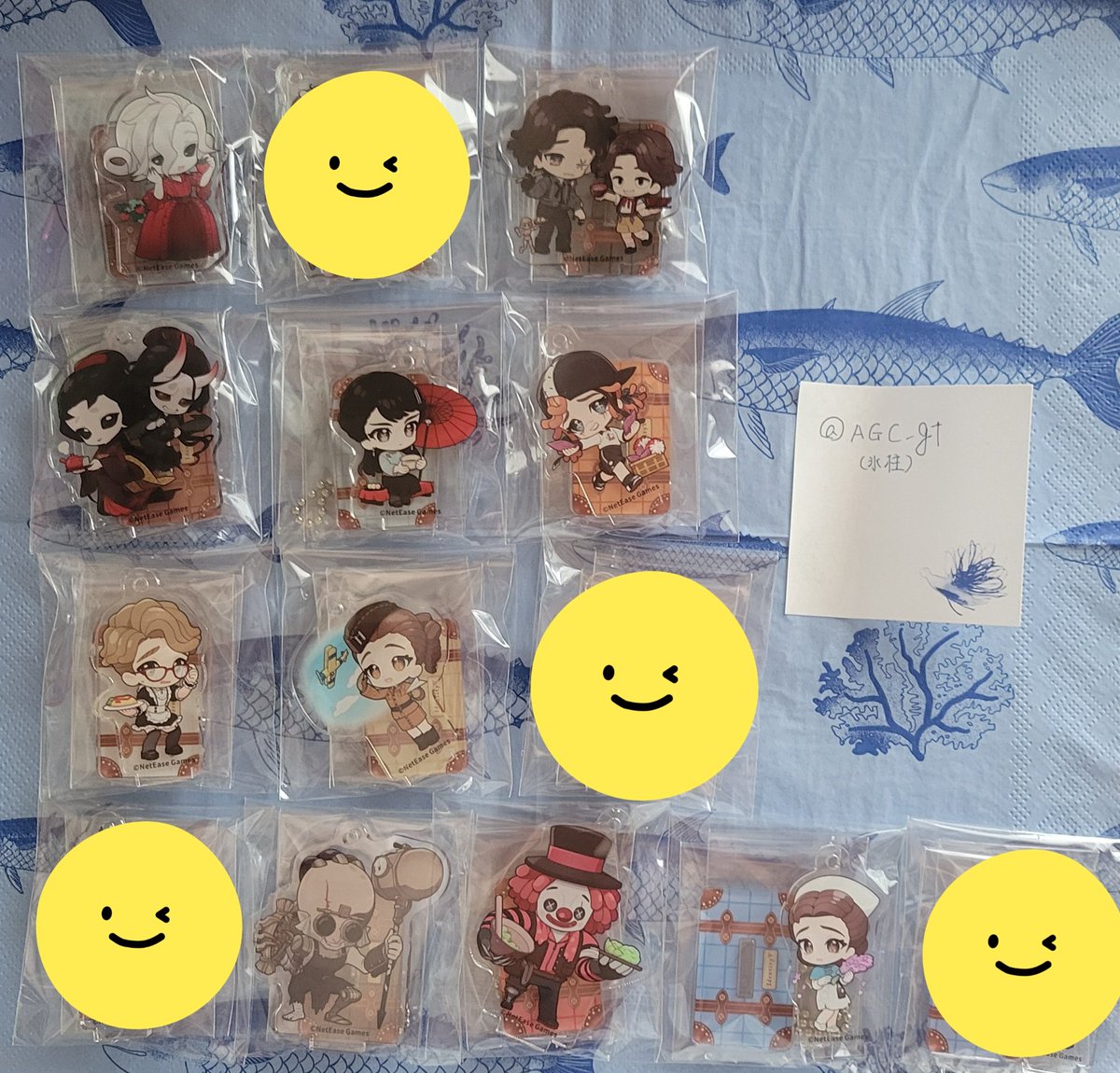 AGC_gt's tweet photo. 【交換(手渡し可)/譲渡】第五人格 fun trip アクスタ

【譲】
❤血の女王 人形師
⭐芸者 骨董商 応援団
＊空軍
　ピエロ 狂眼 幸運児 医師

【求】
玩具職人 少女 作曲家 夜の番人
定価+送料

❤：無印2点を含む譲渡のみ
⭐️：無印を同数含むお取引(交換+譲渡 または譲渡のみ)
＊、無印：単品の取引可能 https://t.co/xNcG90LPAY