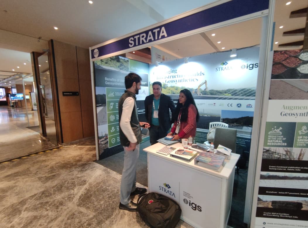 Strata_Global's tweet image. Here’s a look at the energy from GeoTech Asia 2025, Goa. Visit us by the 10th of Oct at Stall No. B17.

#Strata #Asia #GeoTech #Geotechnical #Geosynthetics #Geotextiles #Event