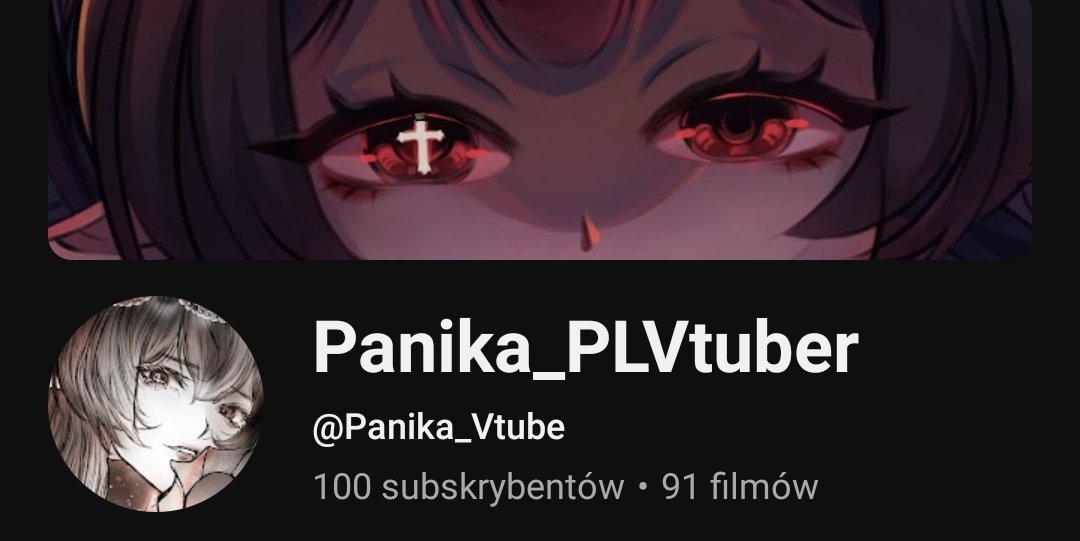 Panika_Vtube's tweet image. Dziękuję moi mili za 100 subików na yt! 😘
#PLVtuber #PLVtube #vtuberpl