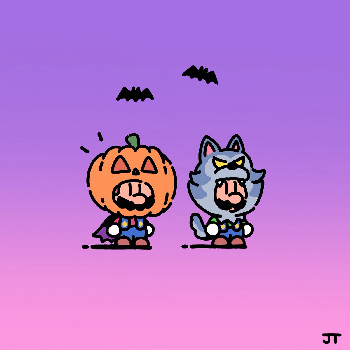 JamesTurner_42's tweet image. Spooky Mario Bros