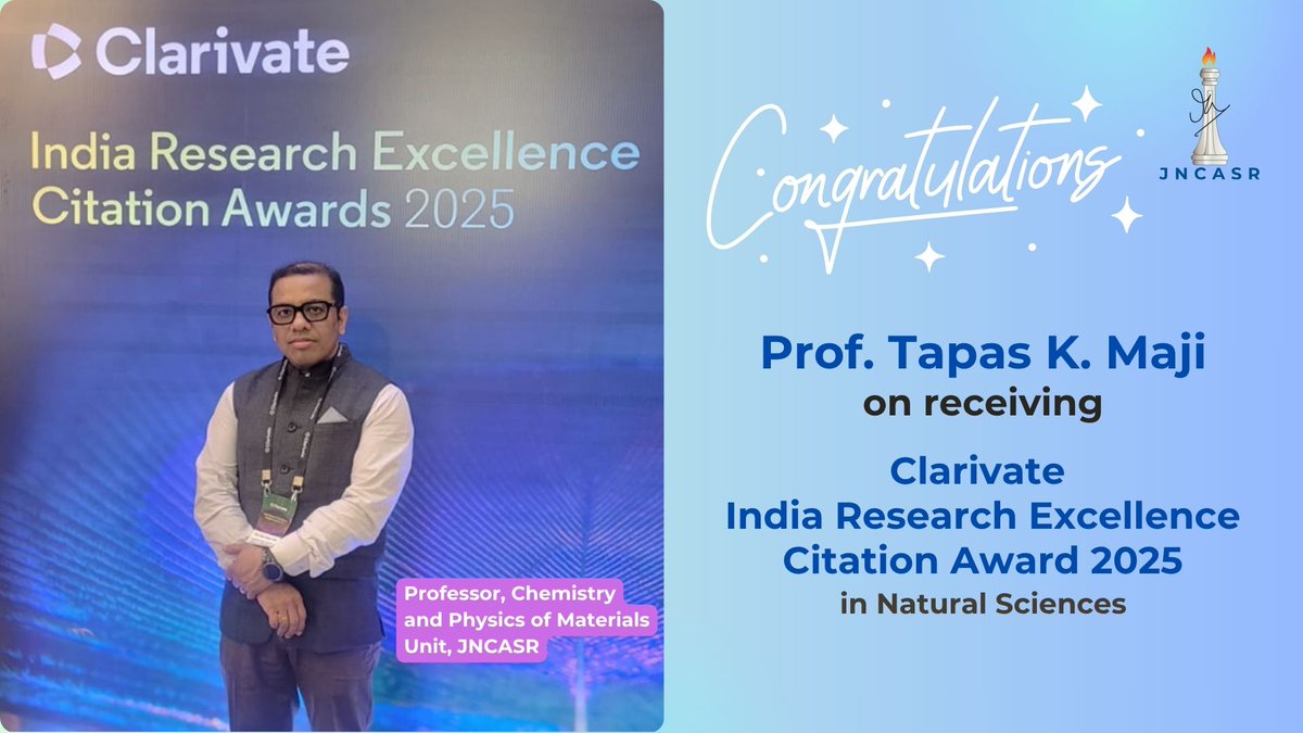 JNCASR Bangalore tweet media