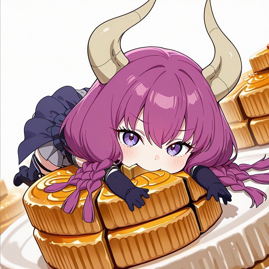 月餅を食べるアウラ
request from friend of Facebook

#葬送のフリーレン  #アウラ