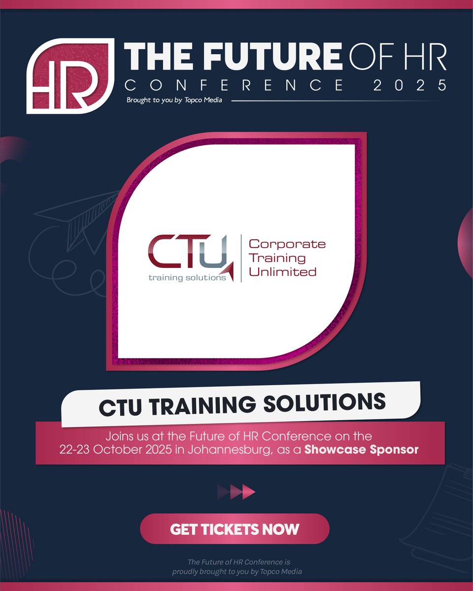 Future_of_HR's tweet image. Upskill. Reskill. Transform.

@CTU_Chatz (CTU Training Solutions) equips workforces with future-ready skills that drive innovation, empower employees, and align with business transformation goals.

#WorkforceTransformation #SkillsDevelopment #FutureOfWork #HRInnovation