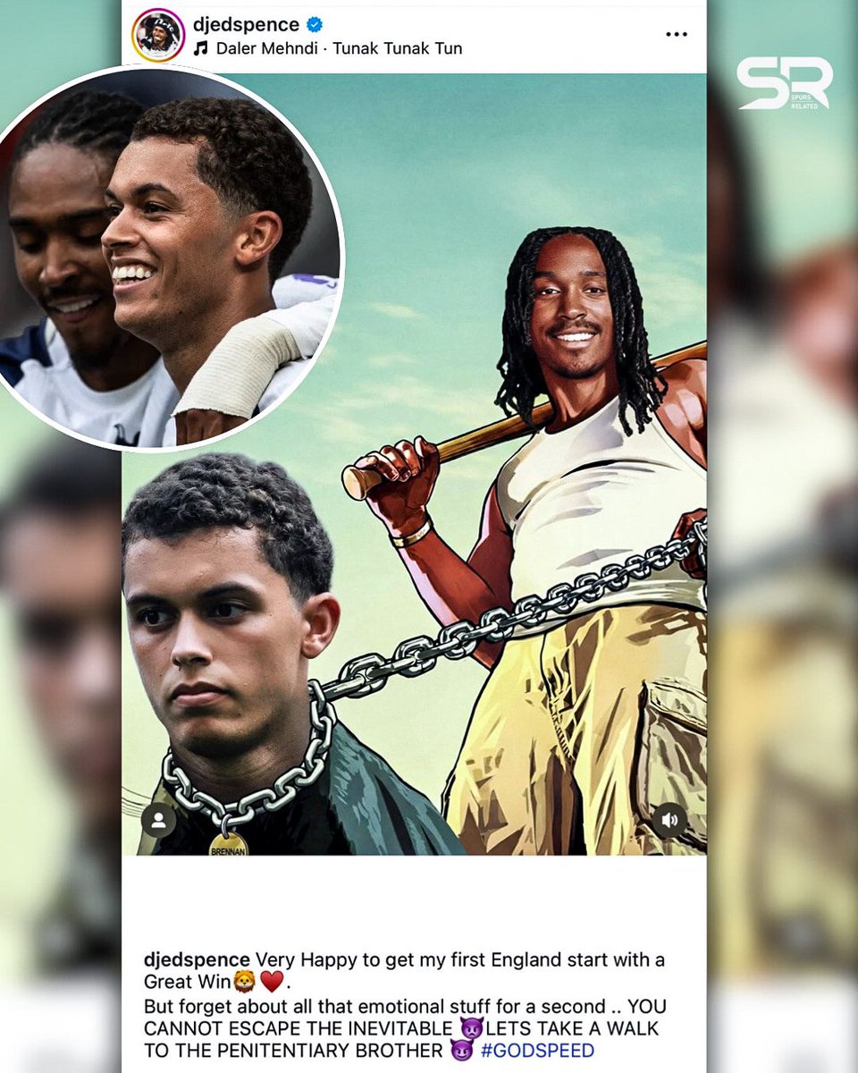 Spurs_Related_'s tweet image. 👀 A new addition to Djed’s 🏴󠁧󠁢󠁥󠁮󠁧󠁿 PENITENTIARY, he doesn’t hold back even for his teammates! 🤣

#thfc #coys