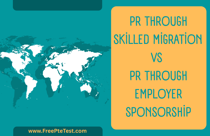 PteTest's tweet image. PR through Skilled Migration vs PR through Employer Sponsorship

Australia's immigration landscape continues to evolve, offering robust opportunities for skilled professionals to secure Permanent Residency (PR)...

freeptetest.com/pr-through-ski…