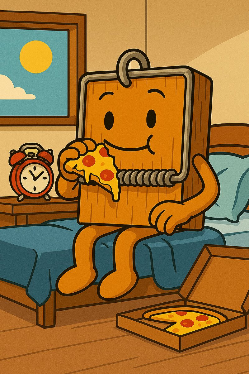 THE_RADTRAP's tweet photo. Nothing beats cold $PIZZA for breakfast 🍕 https://t.co/fuT2mmLFzb