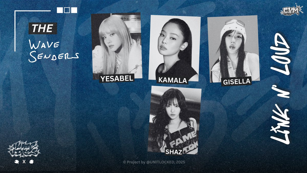 CHEOLGYUNIT's tweet photo. ᅠ
★ — 𝑾𝘢𝘷𝘦 𝑺𝘦𝘯𝘥𝘦𝘳𝘴
 𝒊. @jayoonw (Yesabel Ayodya Lestari)
 𝒊. @kjenniyem (Kamala Zielle)
 𝒊. @jijelcwhan (Gisella Scherie)
 𝒊. @niingyzho (Shaz)
ᅠ https://t.co/juHAibJ1QV