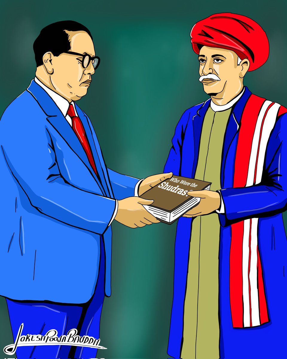 LOKESH POOJA BAUDDH (Artist) (@lokesh_pooja05) on Twitter photo आज से 79 वर्ष पूर्व, यानी 10 अक्टूबर 1946 को
डॉ. बाबासाहेब आंबेडकर द्वारा लिखित महान किताब 
"शूद्र कौन थे?" (Who Were the Shudras?)
पहली बार प्रकाशित हुआ था।
#kalasekranti
#BabasahebAmbedkar #JaiBhim #Phule #BahujanHistory #WhoWereTheShudras #OnThisDay #SocialRevolution आज से 79 वर्ष पूर्व, यानी 10 अक्टूबर 1946 को
डॉ. बाबासाहेब आंबेडकर द्वारा लिखित महान किताब 
"शूद्र कौन थे?" (Who Were the Shudras?)
पहली बार प्रकाशित हुआ था।
#kalasekranti
#BabasahebAmbedkar #JaiBhim #Phule #BahujanHistory #WhoWereTheShudras #OnThisDay #SocialRevolution