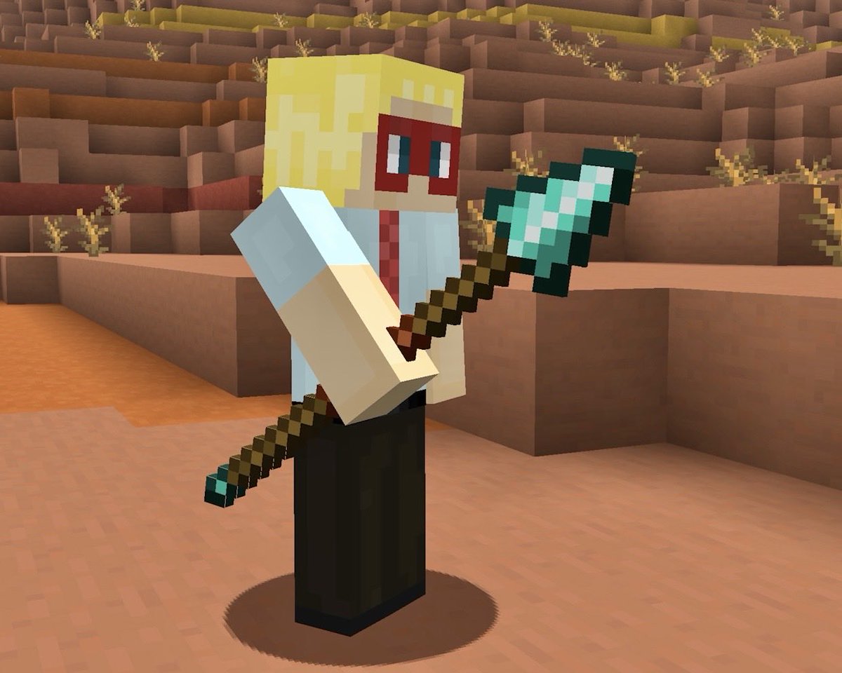 マイクラに新武器『槍』が追加されます！