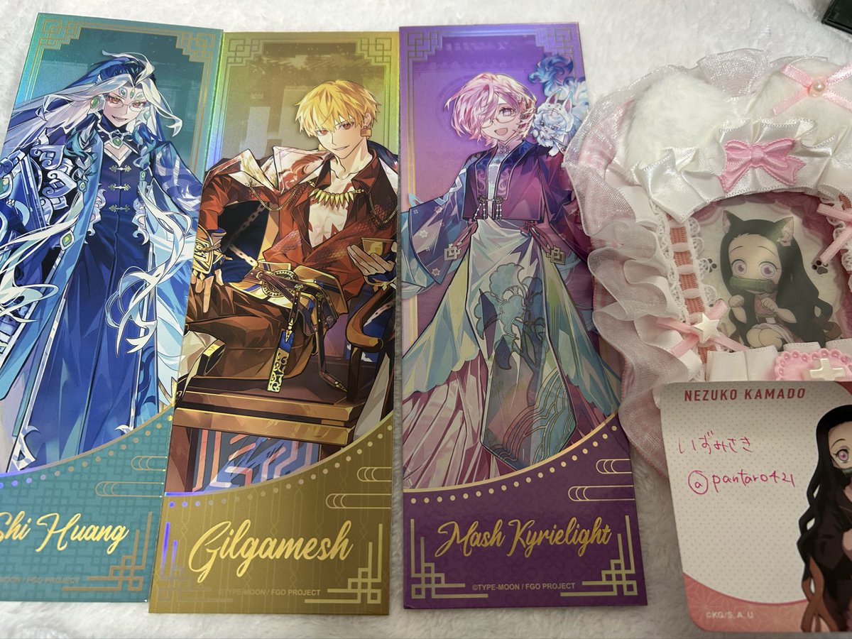 【交換】Fate/GrandOrder FGO 簡体字版春節イラスト オーロラチケット 

譲･始皇帝 ギルガメッシュ マシュ
求･同種アルトリア 異種ジャンル 鬼滅の刃 禰󠄀豆子 サカモトデイズ 坂本太郎･赤尾リオン
or定価➕送料

ギルガメッシュ単体お取引不可