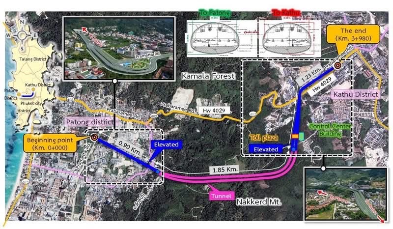 “อุโมงค์ป่าตอง” ใกล้เป็นจริง! ทางพิเศษภูเก็ตเตรียมเปิดไซต์ก่อสร้างปีหน้า แก้รถติด–เพิ่มความสะดวกให้ชาวภูเก็ตและนักท่องเที่ยว
