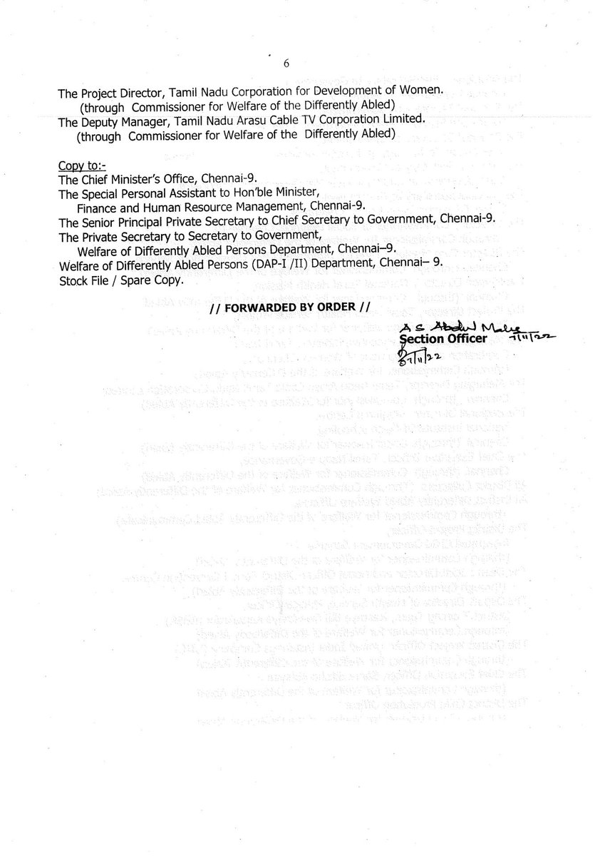 S. NAMBURAJAN | எஸ்.நம்புராஜன் (@snamburajan) on Twitter photo This <a href="/Tn_Diff_abled/">Commissionerate - Welfare of Differently Abled, TN</a> order was released in 2022 to form convergence committees at state & district level to coordinate various govt departments to diagnose and treat the children with special needs.
But still under the dark rooms.
<a href="/CMOTamilnadu/">CMOTamilNadu</a>
More:
facebook.com/share/p/177xRE… This <a href="/Tn_Diff_abled/">Commissionerate - Welfare of Differently Abled, TN</a> order was released in 2022 to form convergence committees at state & district level to coordinate various govt departments to diagnose and treat the children with special needs.
But still under the dark rooms.
<a href="/CMOTamilnadu/">CMOTamilNadu</a>
More:
facebook.com/share/p/177xRE…