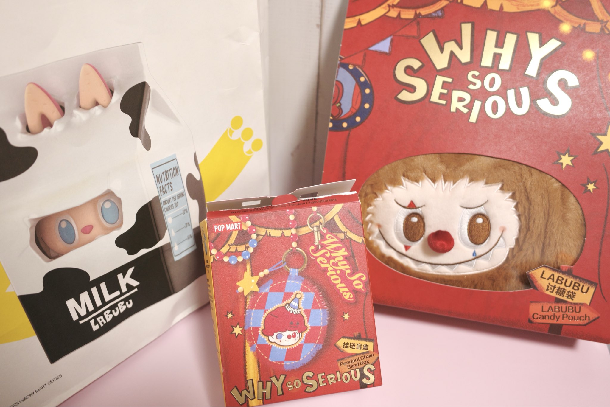 ポップマート WHY SO SERIOUS LABUBU キンディーポーチ POPMART WHY SO