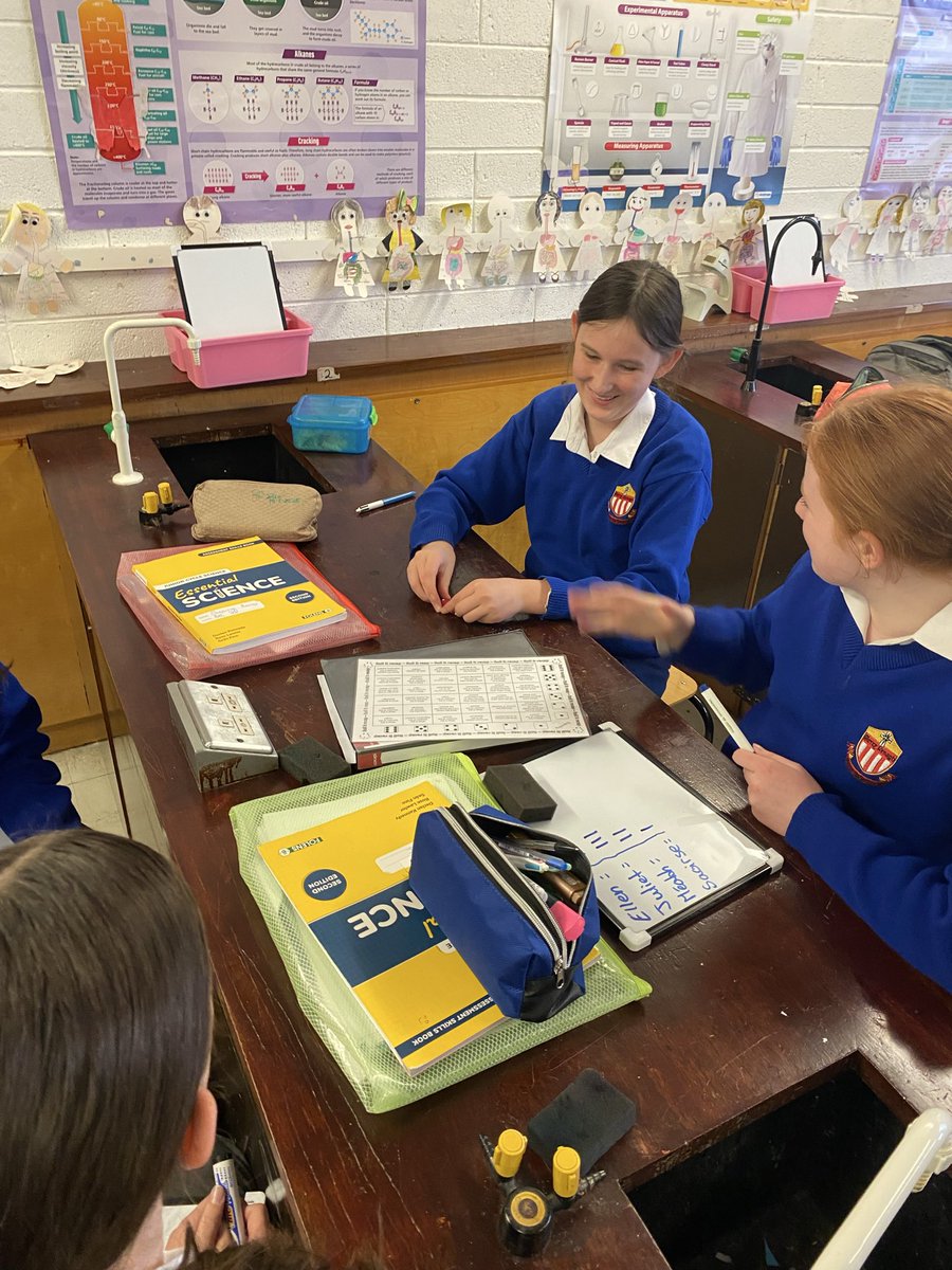 StMarysNenagh's tweet image. Our 2nd year students concluded their study of the Respiratory System with an engaging Roll It Recap activity! 🎲🫁
A great way to review key concepts and reinforce learning. Well done to all involved! 👏
#ScienceLearning #EngagedStudents