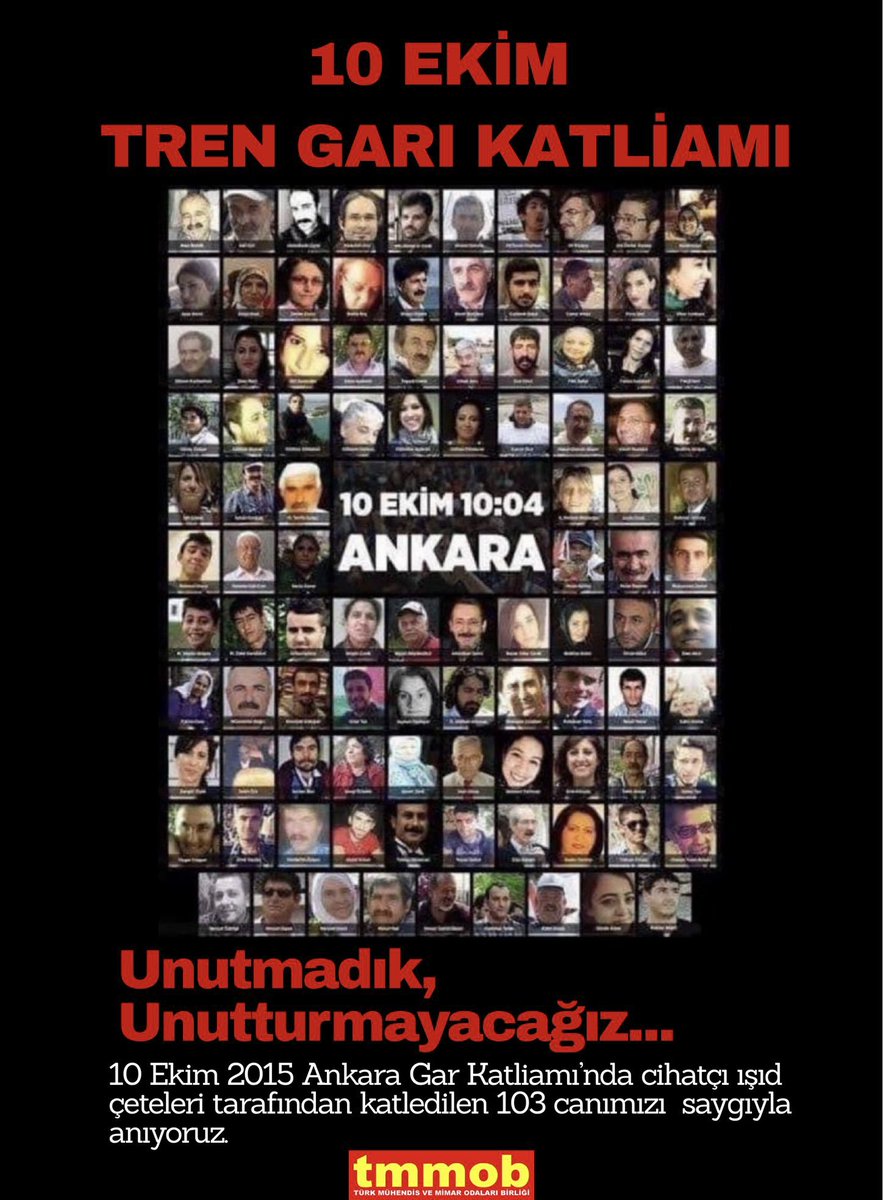 #10EkimAnkaraGarKatliamı