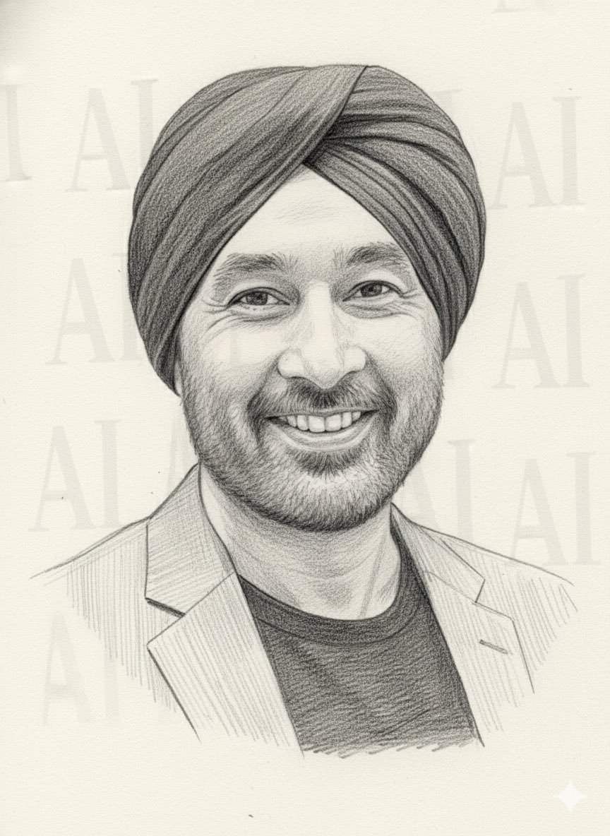 parrysingh's tweet image. Nano Banana takes pencil sketches to another level!
I champion AI - but a part of me is sad. I’m thinking of those riverside strolls, those tiny studios in old wintery towns - a silver haired artist hunched over paper, reading your face, as a likeness slowly emerged - that was…