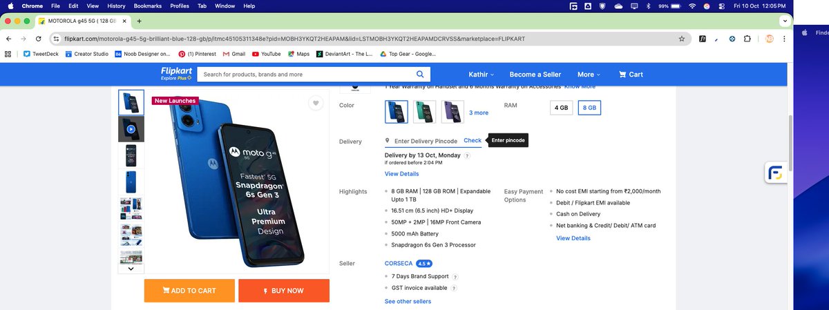 itskathir_'s tweet photo. @flipkartsupport @motorolaindia And here’s the shocking part — before buying, the page clearly showed “7 Days Brand Support” without explaining that it means no Flipkart return, only brand claim after delivery.
After delivery, this hidden clause appears.
This is misleading and anti-consumer.
Attaching proof SS. https://t.co/7K1S3PIFP5