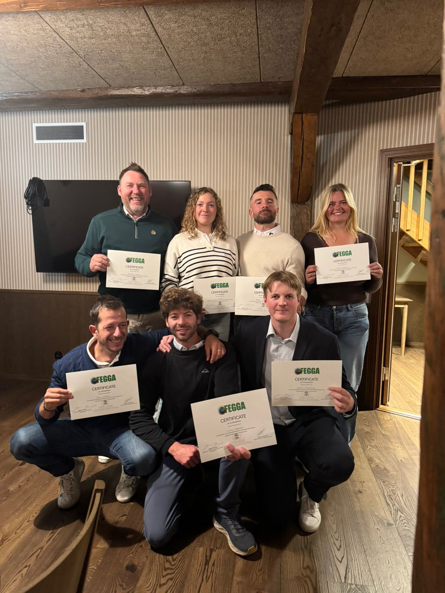 Class of 2025 – FEGGA Scholarship
Trots presenteren we de nieuwe lichting greenkeepers die het FEGGA Scholarship Programma aan Kristianstad Golf Club succesvol hebben afgerond!

Interesse ??  fegga.org/education/gree…