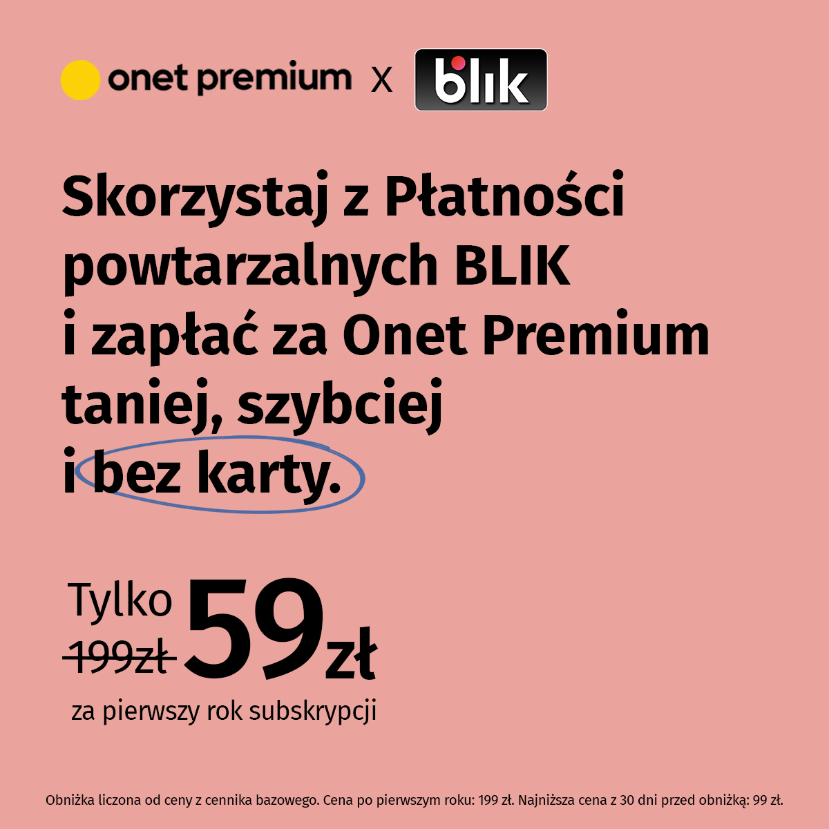 #reklama 📱 Szybko, wygodnie i bezpiecznie! Onet Premium udostępnia kolejną formę płatności – BLIK Płatności Powtarzalne.

💥 Z tej okazji startuje również specjalna promocja – pierwszy rok subskrypcji za jedyne 59 zł zamiast 199 zł ➡️ premium.onet.pl/?utm_source=pr…
