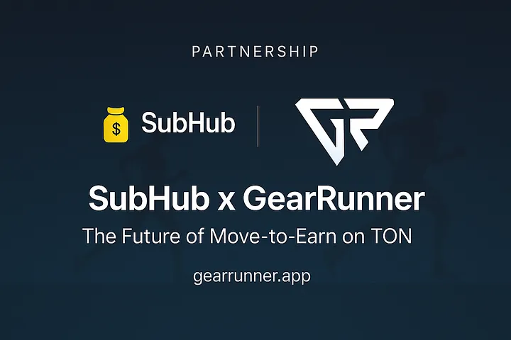 SubHubStack's tweet image. The leading Move-to-Earn project on TON, @GearRunner_M2E joins the SubHub ecosystem alongside 600+ Web3 partners.
Movement meets coordination โ every step now counts on-chain.
Read more:
๐ medium.com/@Subhubstack/sโฆ
#SubHub #GearRunner #TON #Web3 #MoveToEarn