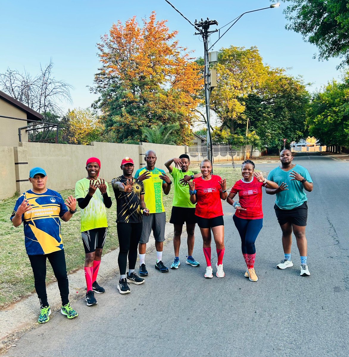 Shoutout to our dedicated runners who consistently show up for 4AM and 5PM training sessions! 👏🏾 ✨️ 

📌 Join us tomorrow at 6AM for the Nasrec Loops! 🎉 Don't forget to wear your Navy Blue gear! 👕👟

See you there, runners! 😉  🏃‍♀️ 🏃‍♂️