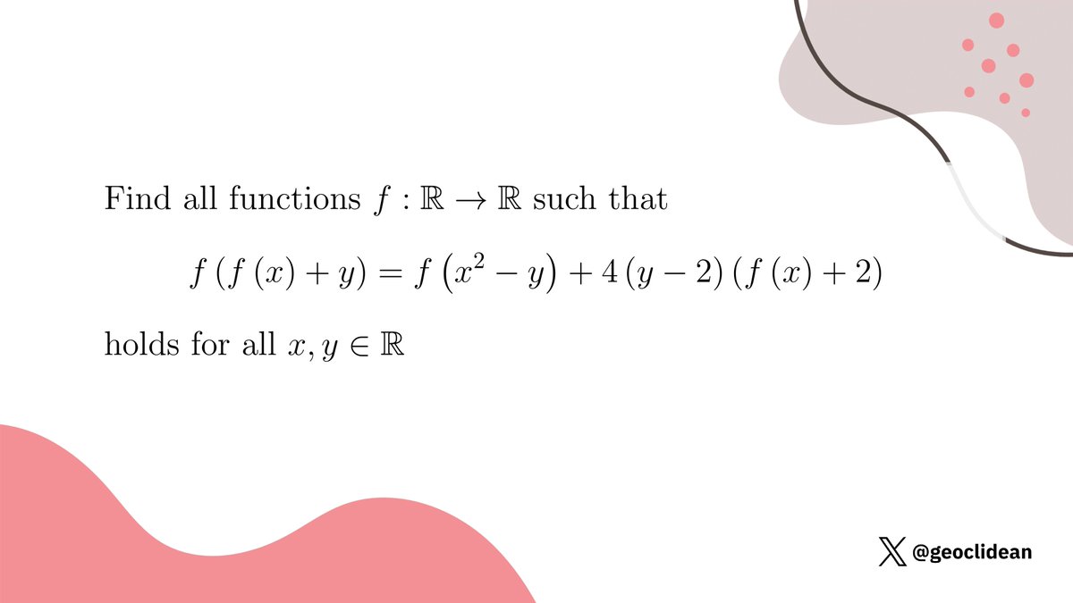 geoclidean's tweet image. Perhaps FE :&amp;lt;
#Function #Algebra