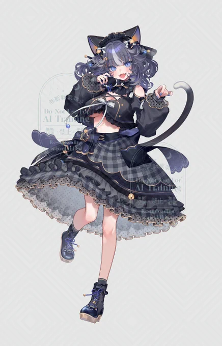 ✦ 亜ノ音えと様 ✦ 新人Vtuber、亜ノ音えと様のお姿担当しております! 可愛い黒猫の女の子えとちゃんと、黒い子猫のひじきくんをよろしくお願いいたします 今ならBOOTHにてSDイラストのグッズも受注受付中です～ #anone_eto