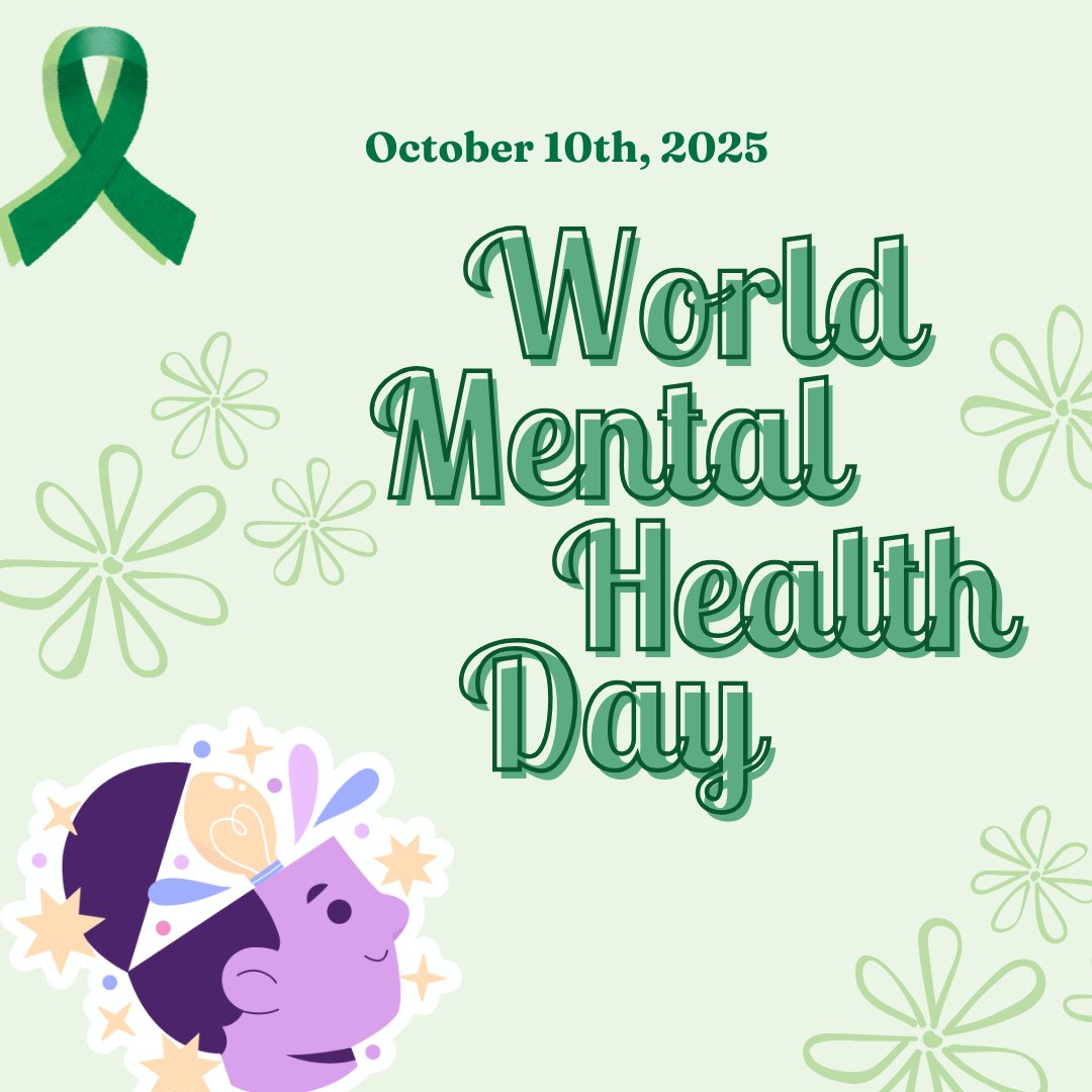 💚 Mental health is a public health priority, not just a personal issue. In South Africa, access and research remain underfunded, leaving many without care. Everyone deserves equitable access to quality mental health services. 
safmh.org 
#WorldMentalHealthDay