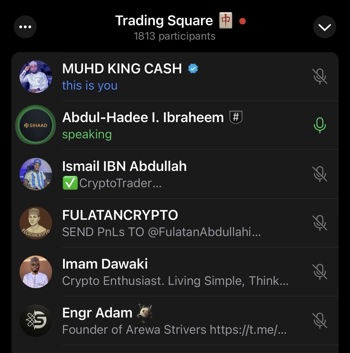 muhd_cash's tweet image. Good Morning ☀️
Success comes with learning, patience, and consistency, keep growing daily.
Over 1,800 people participated in yesterday’s lecture with Barrister Abdulhadee at Trading Square! 🎙️
The community keeps growing stronger 💪
#TradingSquare #CryptoEducation #Web3