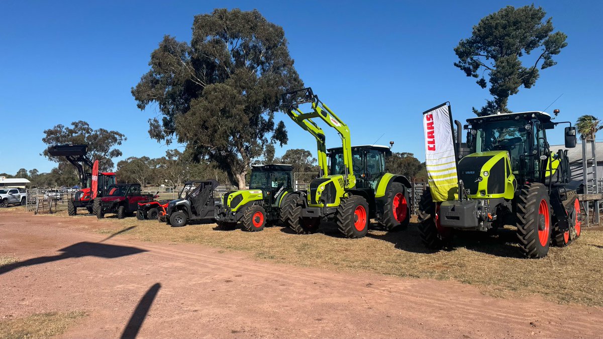 Call in &amp; see Tom at the Leeton Show Society tonight &amp; tomorrow!

Check out the CLAAS tractors, KIOTI tractors, BAD BOY mowers &amp; CFMOTO ATV &amp; UTV.