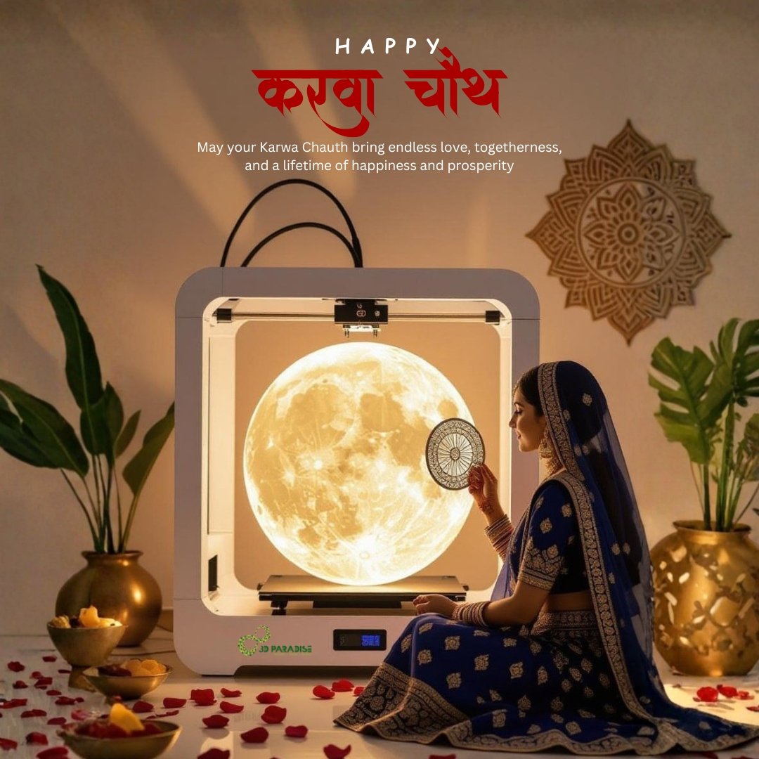 paradise_3d's tweet image. Happy Karwa Chauth from 3D Paradise! 🌕✨ 
Wishing you endless love, togetherness &amp;amp; prosperity. 

Visit: 3dparadise.com 

#KarwaChauth #3DParadise #LoveAndProsperity