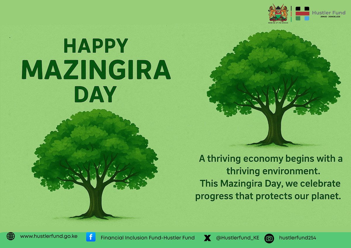 Happy Mazingira Day.