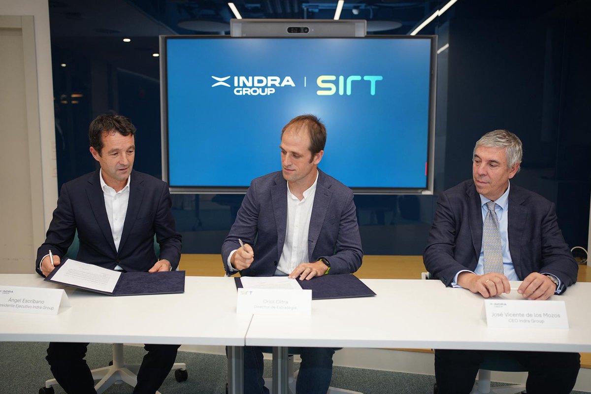 Firmamos un acuerdo de intenciones con SIRT, empresa de #ciberserguridad de Barcelona, para aumentar nuestras capacidades de #ciberdefensa y del #espacio y crecer en Cataluña. #Defensa
🔗bit.ly/4h0Rk8G