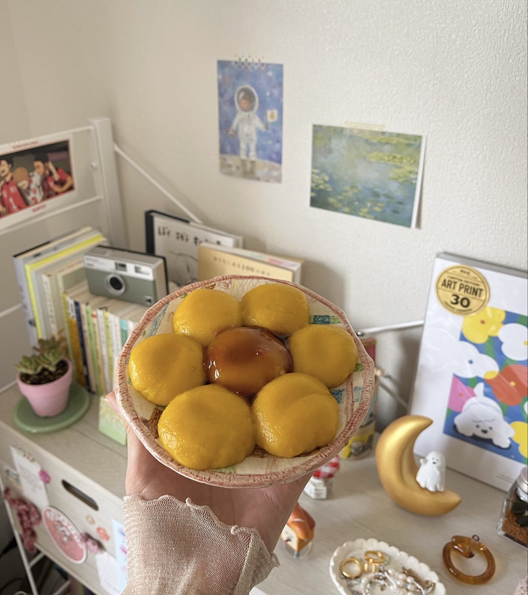 編み物したりかぼちゃ白玉作ったりするお休み🌼
風が冷たくて散歩が楽しい季節だね
