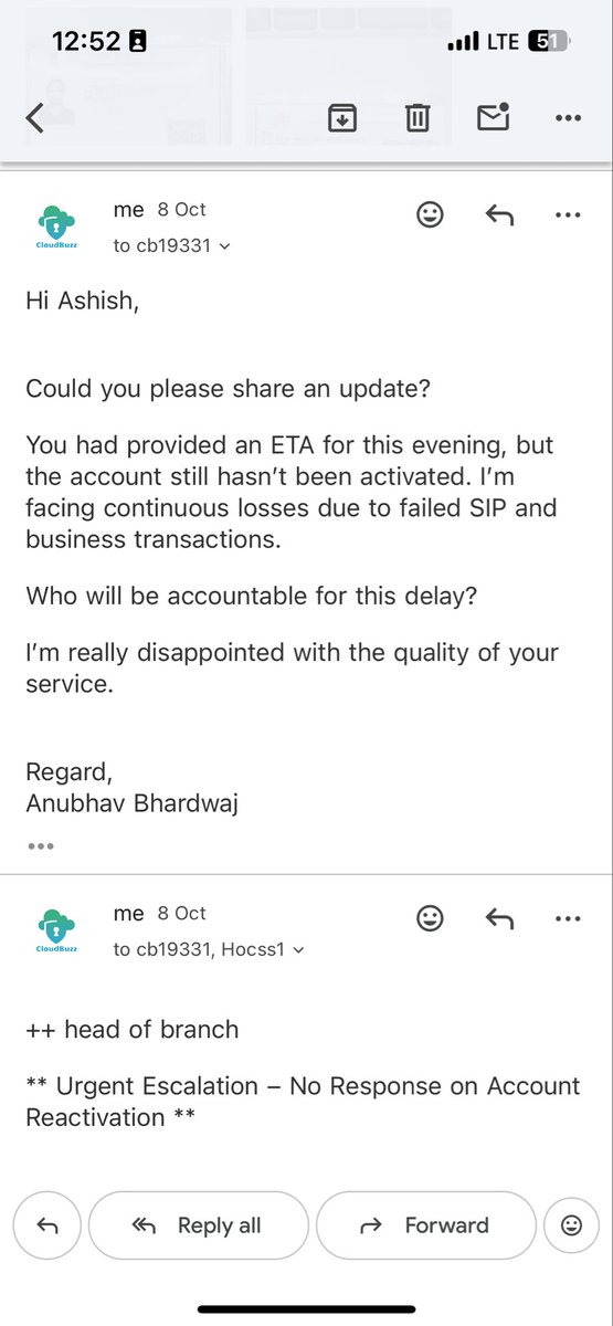 Anubhav241997's tweet photo. Oct6ToReactivateMyAccount.Staff told meToEmailIDproof,whichIdid the same day.StillNoAction!TheManagerIgnores myCalls/Email,afterMultipleFollowupsSentR-KYCFormInPDF-in2025,Really?AskedFor a.docToFillDigitally,noResponse.SIPTransactionStuckPatheticSerCNRB0019331.@canarabank  @RBI https://t.co/g4wy22RgHf