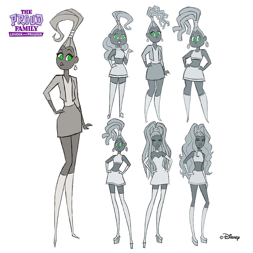 LayronDeJarnett's tweet photo. Here are some fun 'VR Dijonay' character designs I did for #TheProudFamilyLouderAndProuder S3 Ep 301.
Now streaming on #Disney+.
_
#TheProudFamily #BruceWSmith #RalphFarquhar #LayronDeJarnette #Layron #CharacterDesign #VR #DijonayJones #Dijonay #VRDijonay #KarenMalinaWhite https://t.co/nXoaV6L3vP
