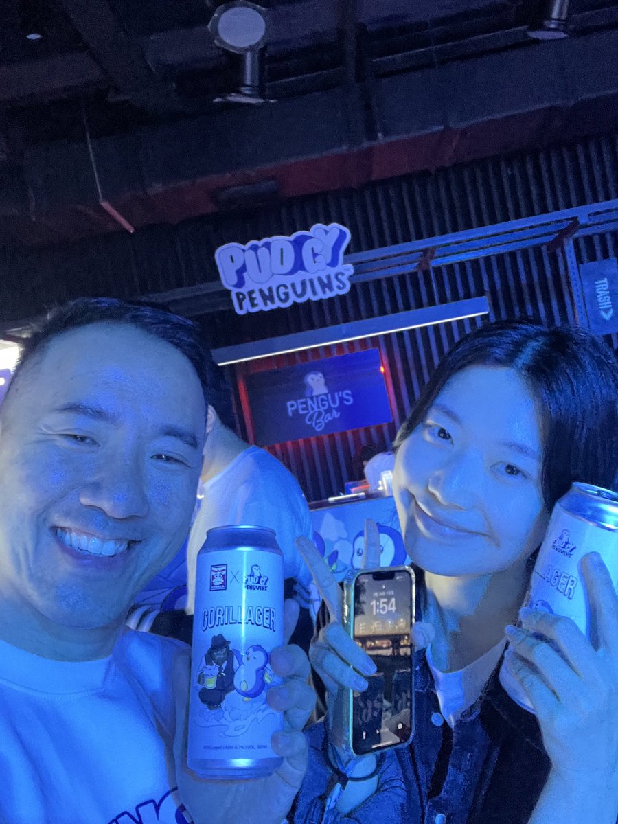 justthur_'s tweet image. The secret to networking power? Bring this lil dude along 😎
Small in size, massive in aura this blue pengu got more charisma than half the room