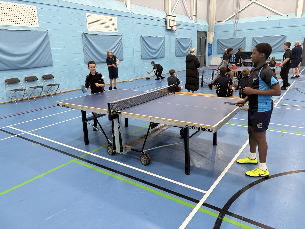 A great 2 weeks of district table tennis, these boys did excellent finishing 2nd and 5th in there respective groups. With team 1 qualifying for the county round later next month losing only to Bedford school A 🏓🥈