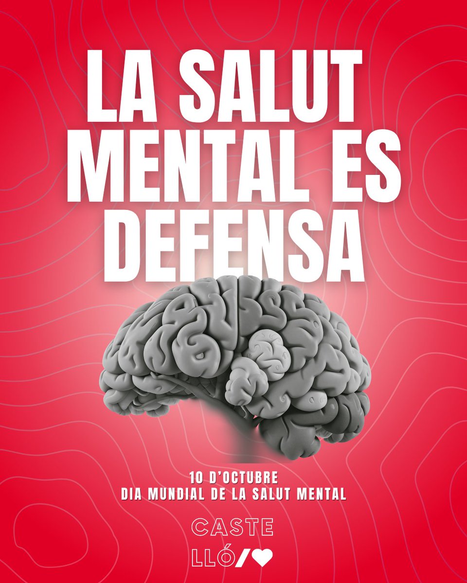 🧠 La salut mental és defensa.
I davant d’això, no val baixar el cap ni mirar cap a un altre costat.

A Castelló, el govern de Mazón desmantella l’atenció pública:
🔻 Privatitza hospitals de dia
🔻 Pressiona equips
🔻 Força altes abans d’hora

✊ No callarem #SalutMental