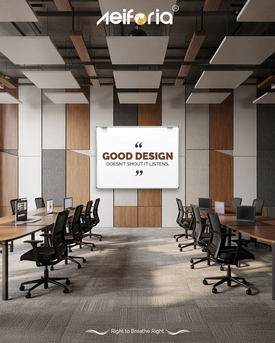 Aeiforia_Archit's tweet image. “Sound design creates silent comfort. Acoustic harmony matters as much as aesthetics.”
.
#AcousticDesign #AeiforiaArchitects #SmartSpaces #SustainableArchitecture