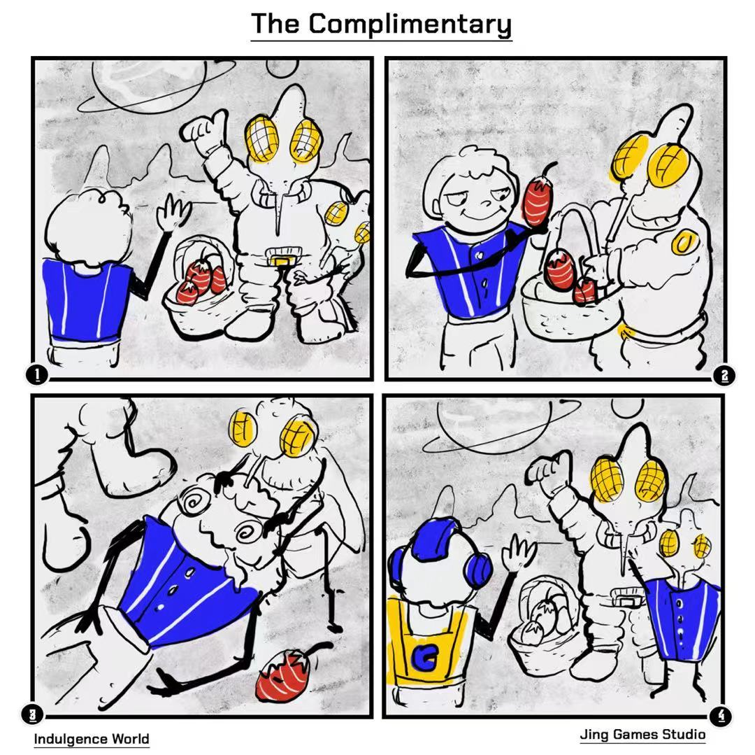 JingGames's tweet photo. Sure, they look friendly. They even got the helmet right. What could possibly go wrong?  #SciFiFri #webcomic #INGcomic https://t.co/0BBmPTRlyj