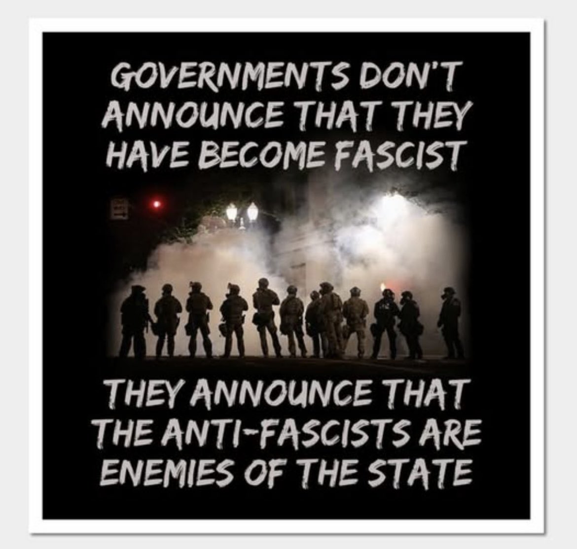 NotoriuosAgain's tweet image. Antifa? 
Admin under Trump should be ejected, rejected! 😡