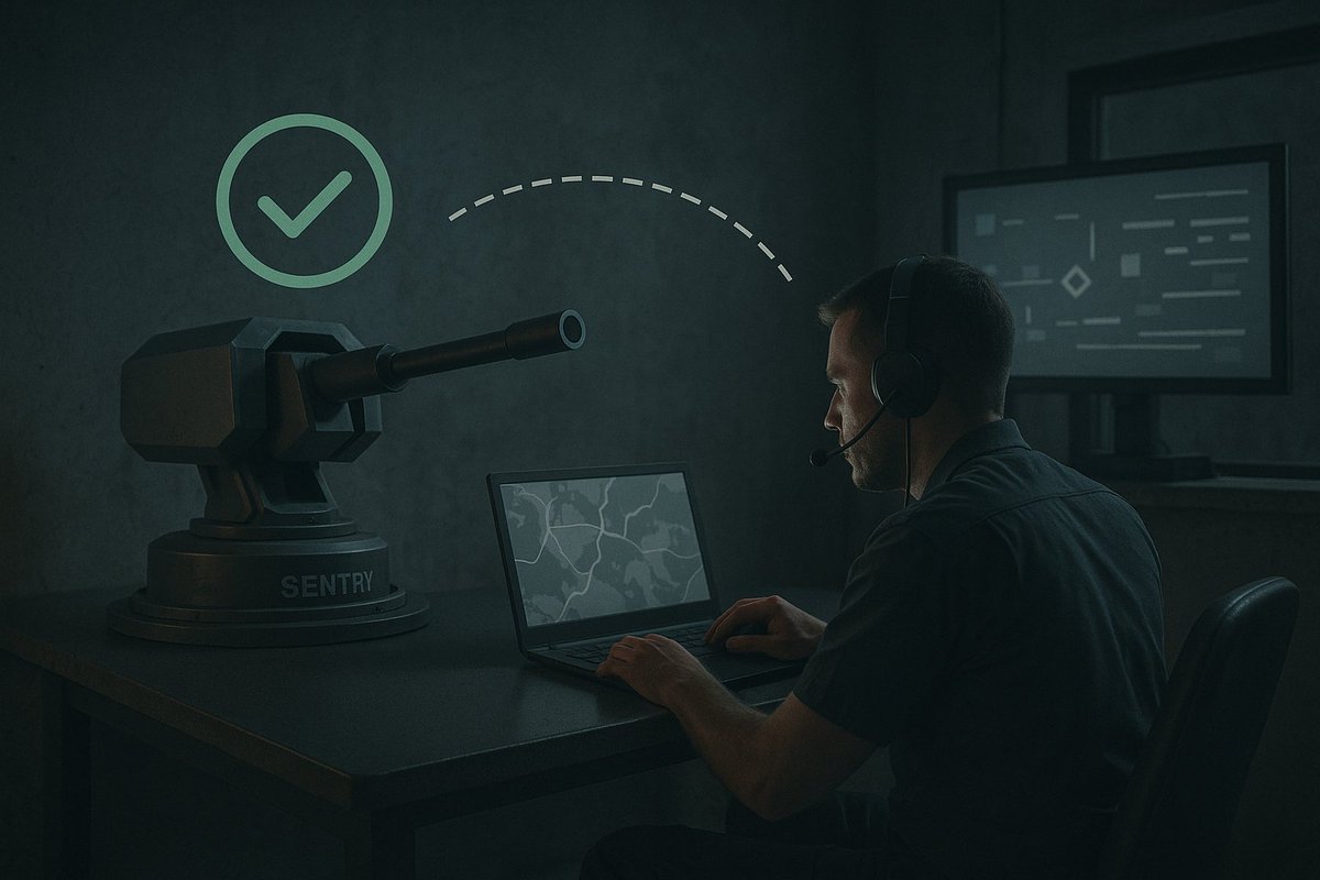 AthenaSecurity_'s tweet image. Autonomy doesn’t mean unchecked. 

At Athena, our SENTRY systems use a human-in-the-loop model for safety, trust, and control—enhancing decision-making, not replacing it. Learn more: bit.ly/4leF4mI 

#AutonomousSystems #DefenseInnovation