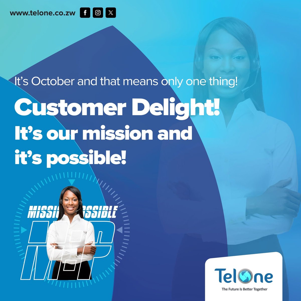Our Mission this October

To DELIGHT YOU – our valued customers!

#Customerdelight
#TelOneCares
#OnAMission