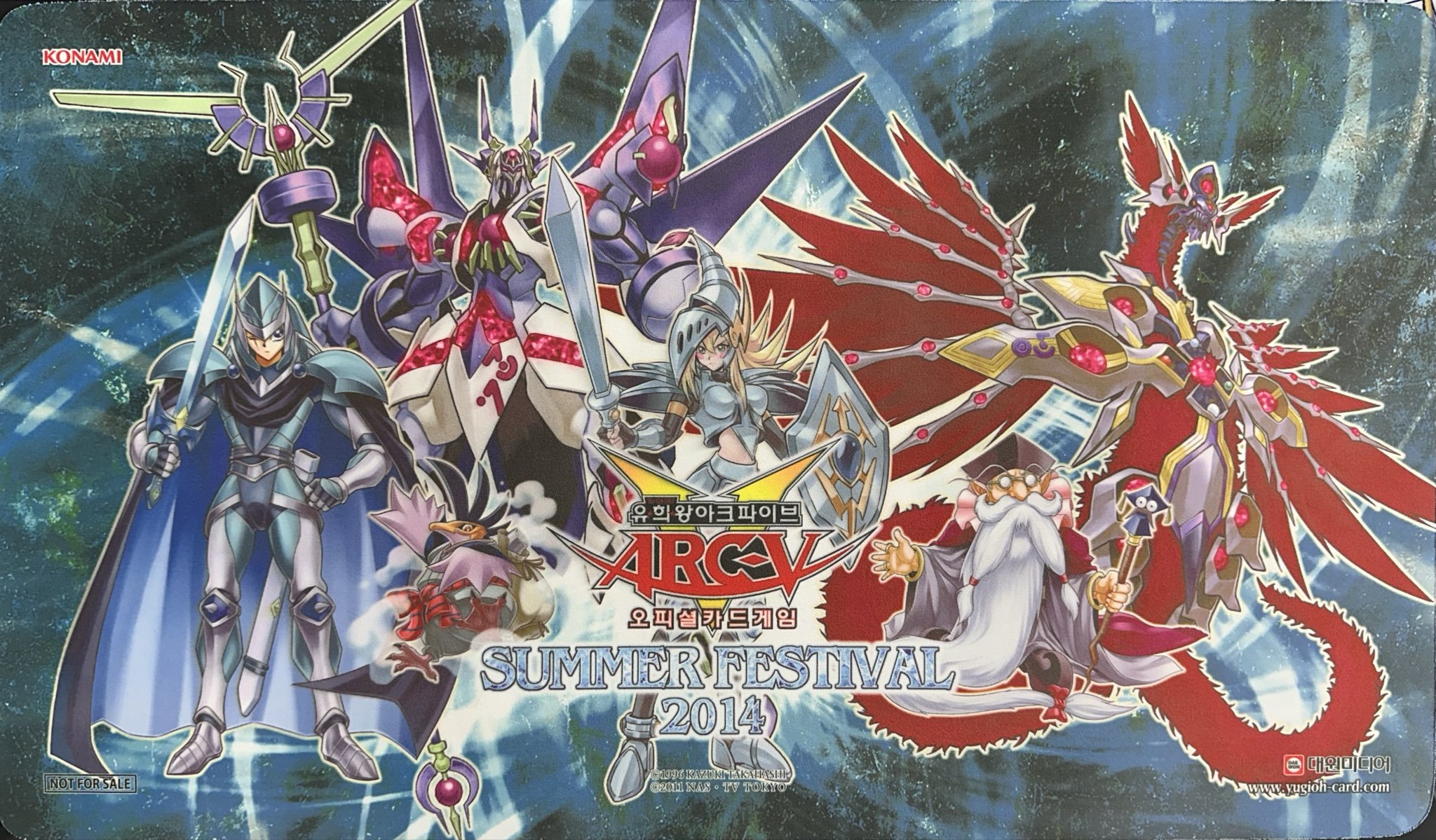 遊戯王　韓国　summer festival 2014 公式プレイマット 遊戯王 韓国 summer festival 2014 公式プレイマット